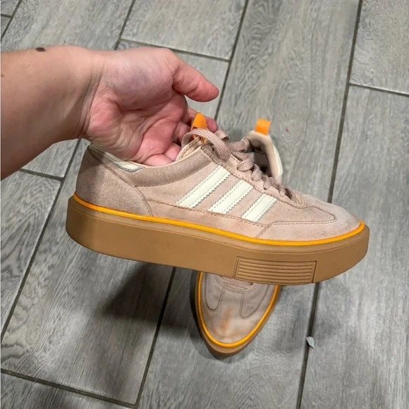 Adidas Super Sleek 72 Ash Pearl Gum Women's Size 7 - Picture 3 of 14